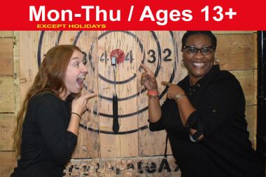 1.5 Hr Axe Throwing reservation