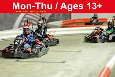 Reservation for 3 PRIVATE Races (Save up to $142)