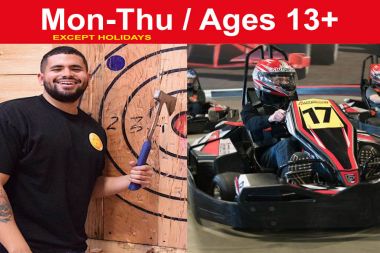 Race & Axe Throwing Combo (Save $2)
