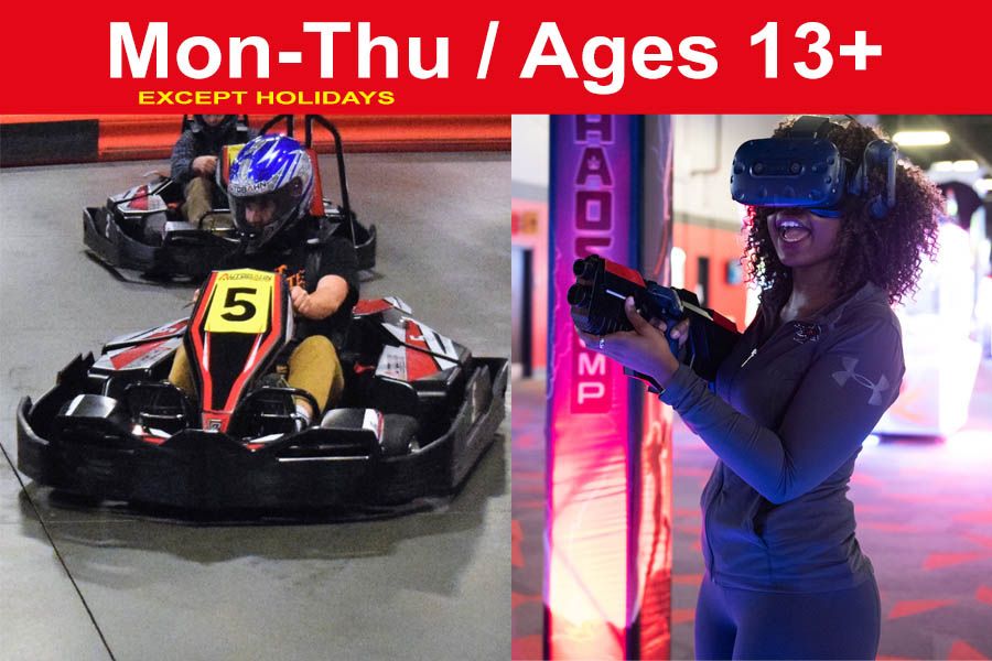 Reservation for 1 Race + 1 VR Sessions (Save $3)