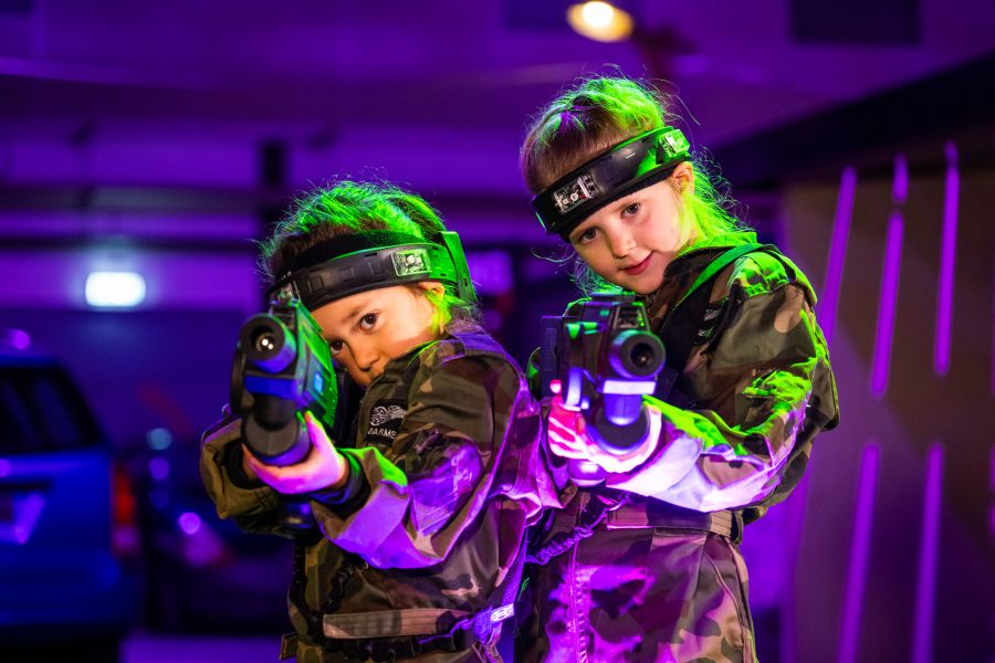 Kids Tactical Lasertag 3 uur (inclusief kidsmenu)